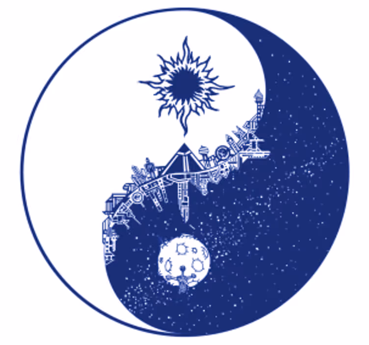 Celestial kosmisk scene underlag øl - Tenstickers