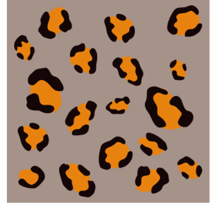 Leopardmønster underlag øl - Tenstickers