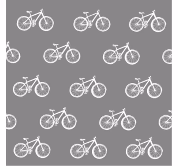 Underlag moderne med sykkelmotiv - Tenstickers