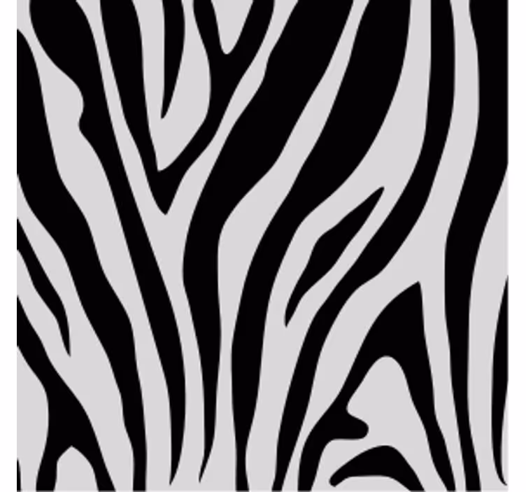 Zebra stripe pattern underlag - Tenstickers