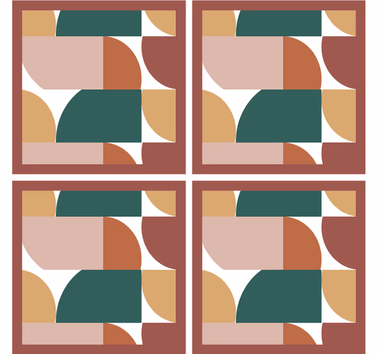 Abstrakt mønster geometrisk kunst underlag moderne - Tenstickers