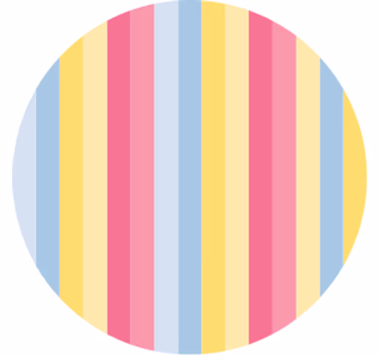 Fargerikt stripete mønster underlag - Tenstickers