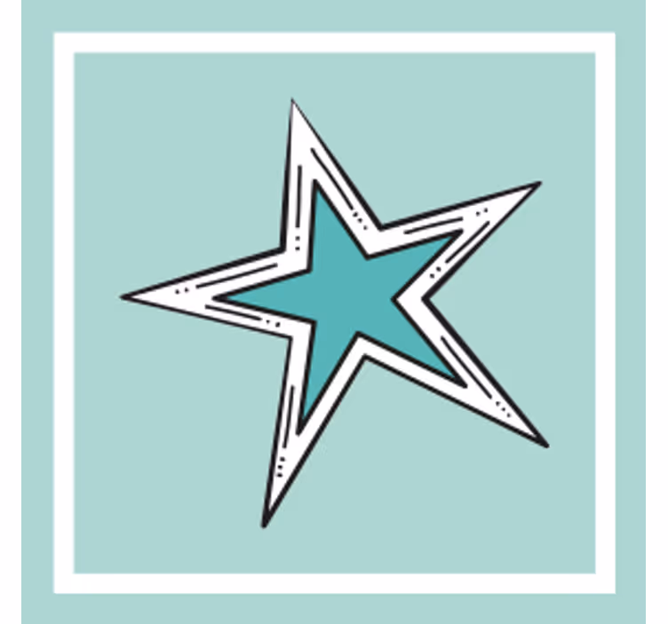 Moderne fargerik stjerne underlag moderne - Tenstickers