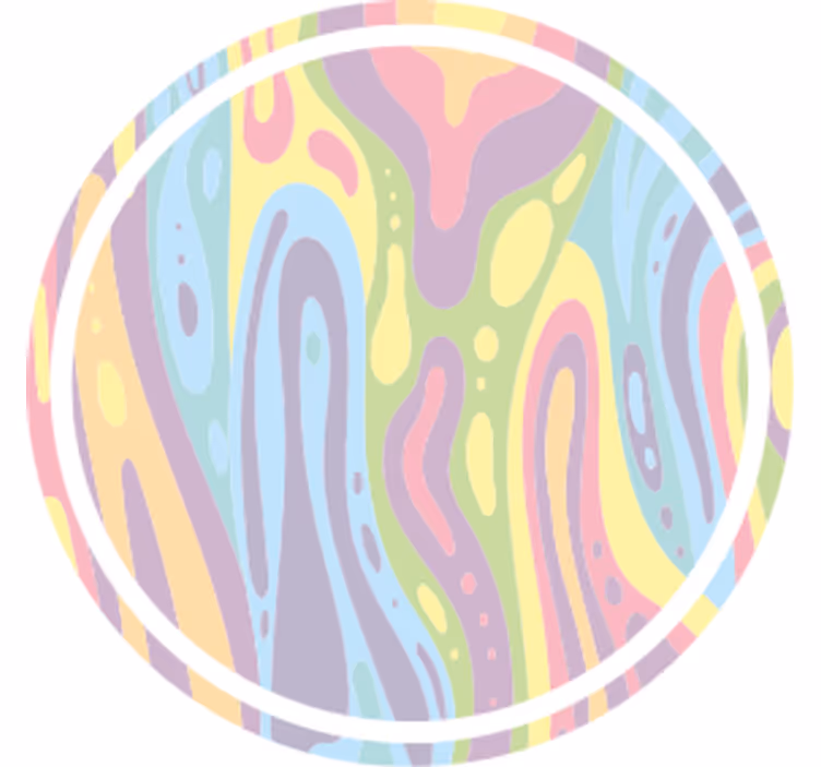 Bølgete pastellmønster underlag - Tenstickers