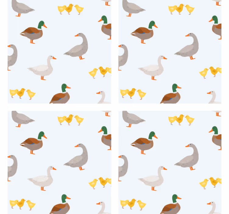 Underlag tilpasset fantasifulle andemønstre - Tenstickers