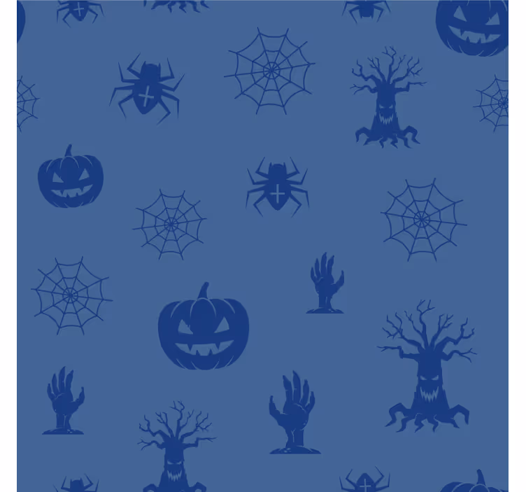 Halloween underlag med skumle skygger mønster - Tenstickers