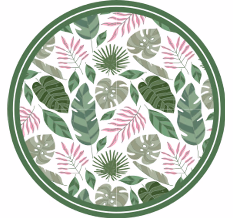 Tropisk blad design underlag øl - Tenstickers
