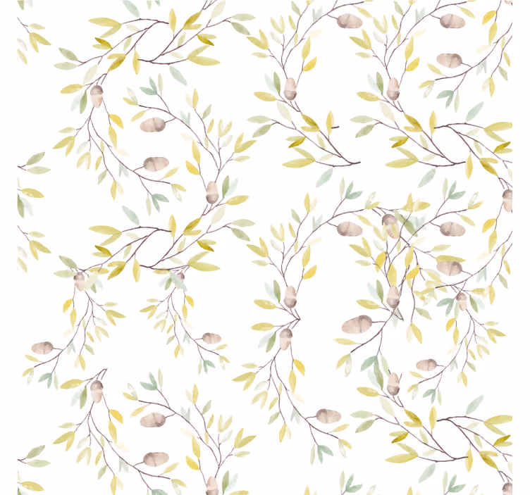 Underlag med blomsterklatremønster - Tenstickers