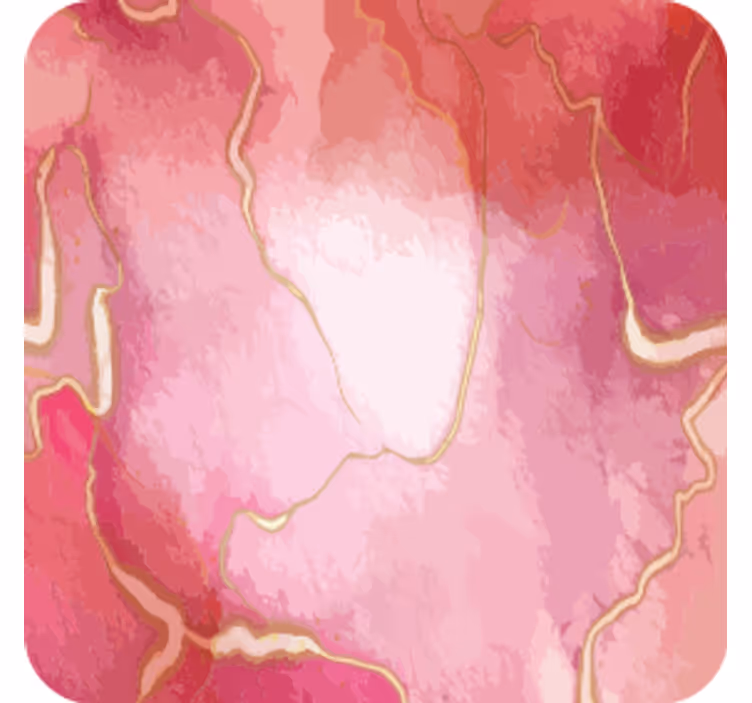 Underlag flytende rosa marmor - Tenstickers