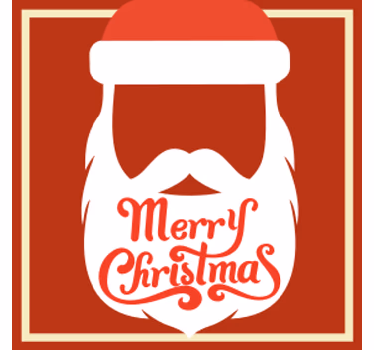 Underlag jul med julemann illustrasjon - Tenstickers