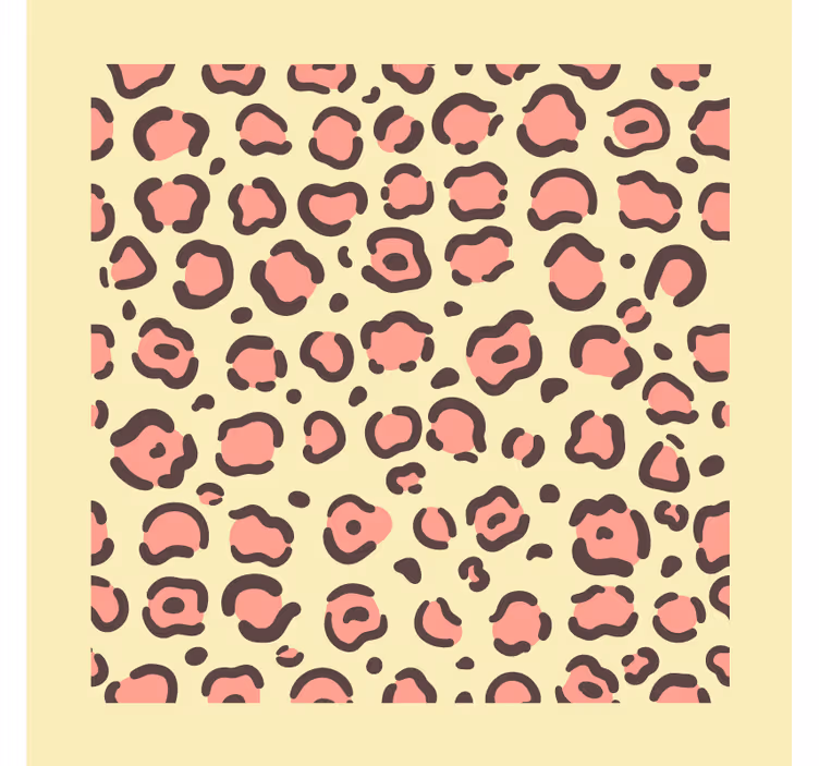 Moderne underlag med leopardprikkemønster - Tenstickers