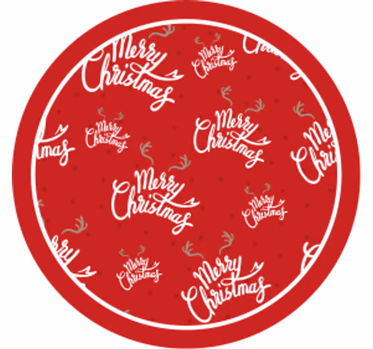 Underlag jul festlig rød feiring - Tenstickers