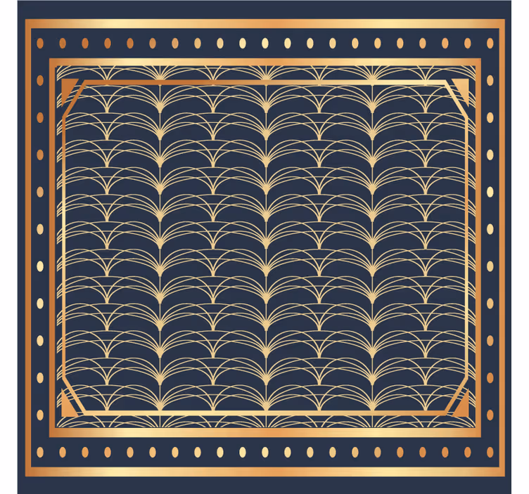 Elegant geometrisk mønster underlag - Tenstickers