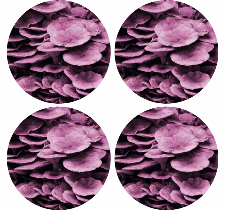 Underlag med teksturert blomstermønster - Tenstickers