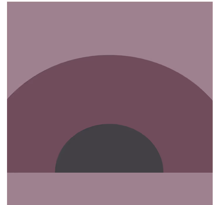 Kurvet lagdelt design underlag - Tenstickers
