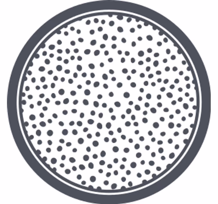Sirkulært prikket mønster underlag - Tenstickers