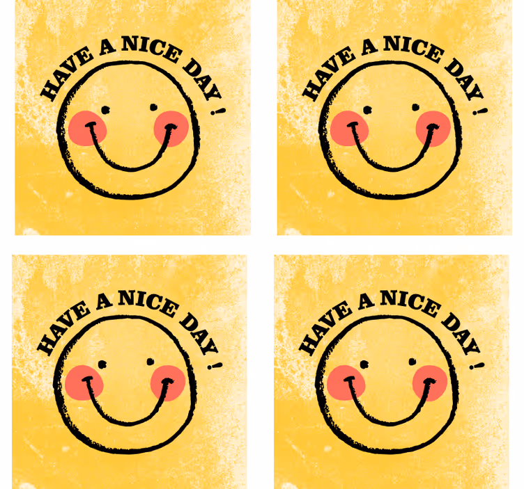 Underlag sagn med munter smil og hilsen - Tenstickers