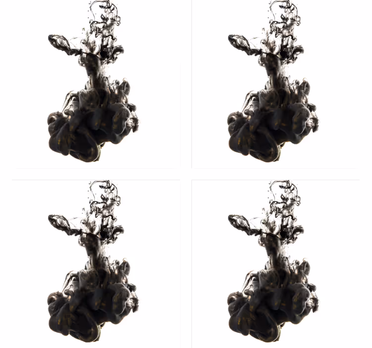 Underlag med svart blekkvirvel - Tenstickers
