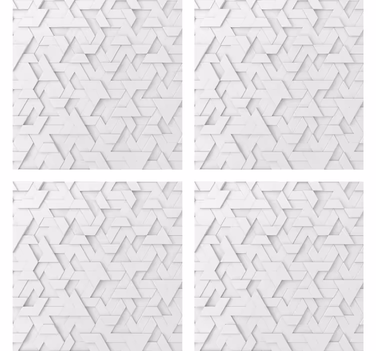 Geometrisk teksturert mønster underlag - Tenstickers