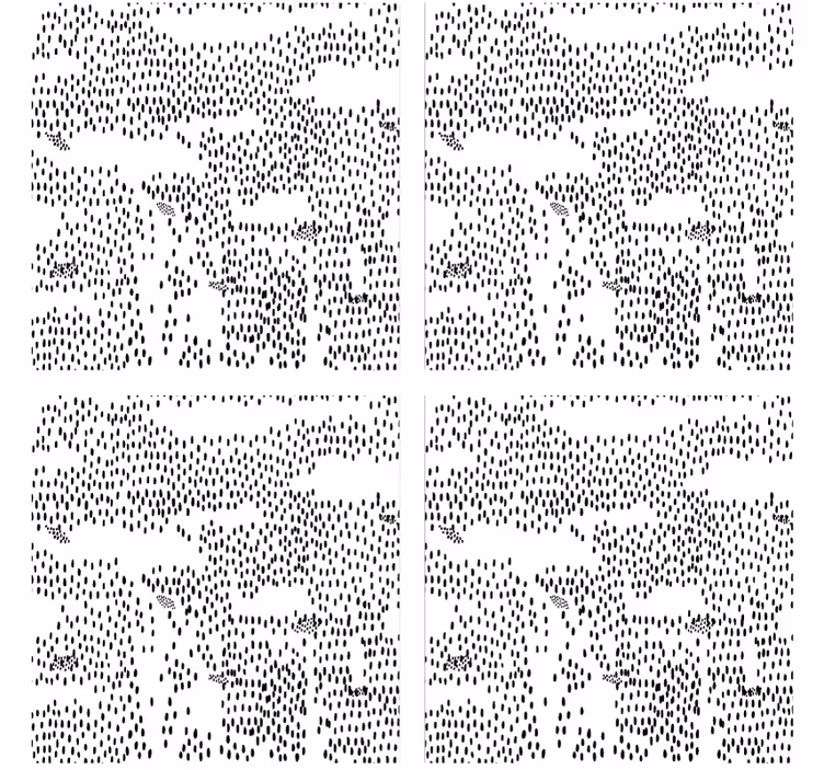 Abstrakt svart mønster underlag - Tenstickers