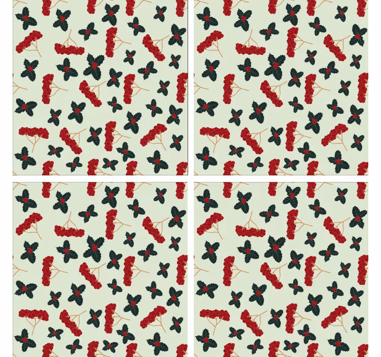 Floral inspirert underlag - Tenstickers