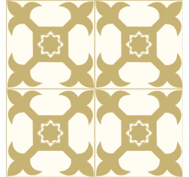 Lyst elegant flismønster underlag fliser - Tenstickers