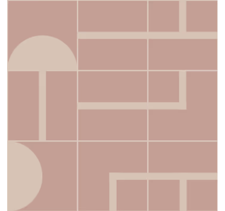 Geometrisk mønstret overflate underlag - Tenstickers
