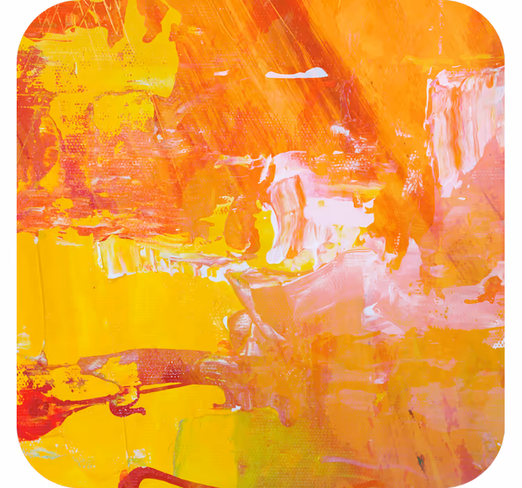 Vibrant abstrakt sprut underlag øl - Tenstickers