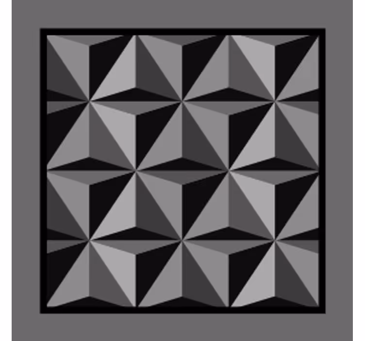 Geometrisk mønster underlag - Tenstickers