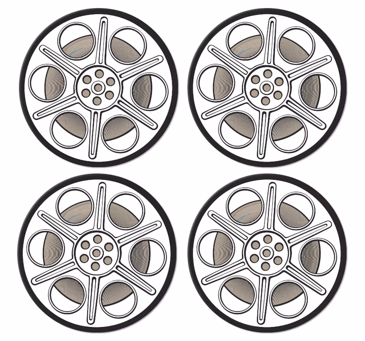 Kino filmrulle vintage underlag - Tenstickers