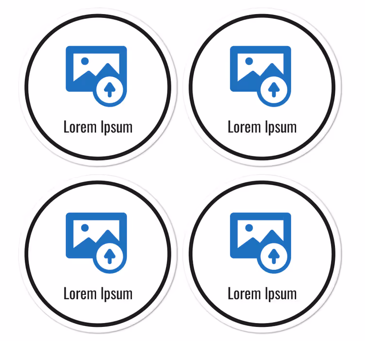QR-kode tilpassede underlag - Tenstickers