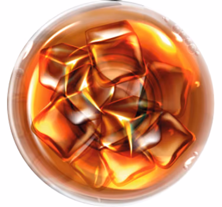 Underlag whiskyglass - Tenstickers