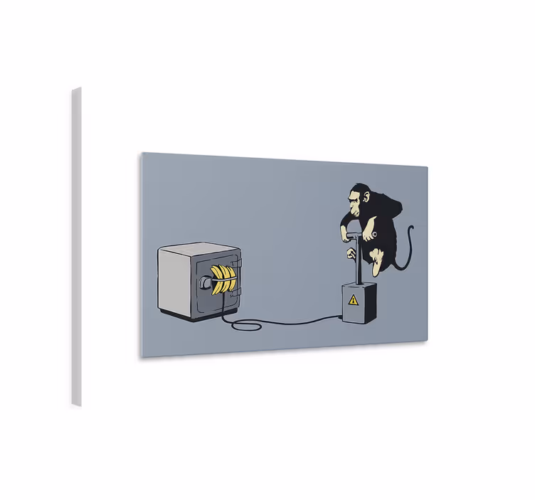 Ape-detonator kunst lerretsbilde - Tenstickers
