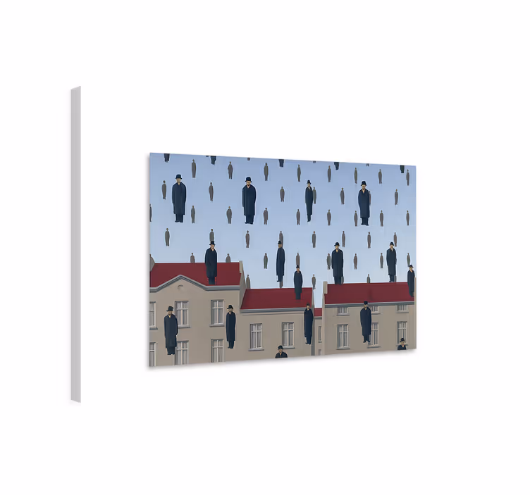 Golconda-kunstverk kunst lerretsbilde - Tenstickers
