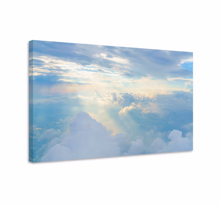 Blått lerretsbilde himmel - Tenstickers