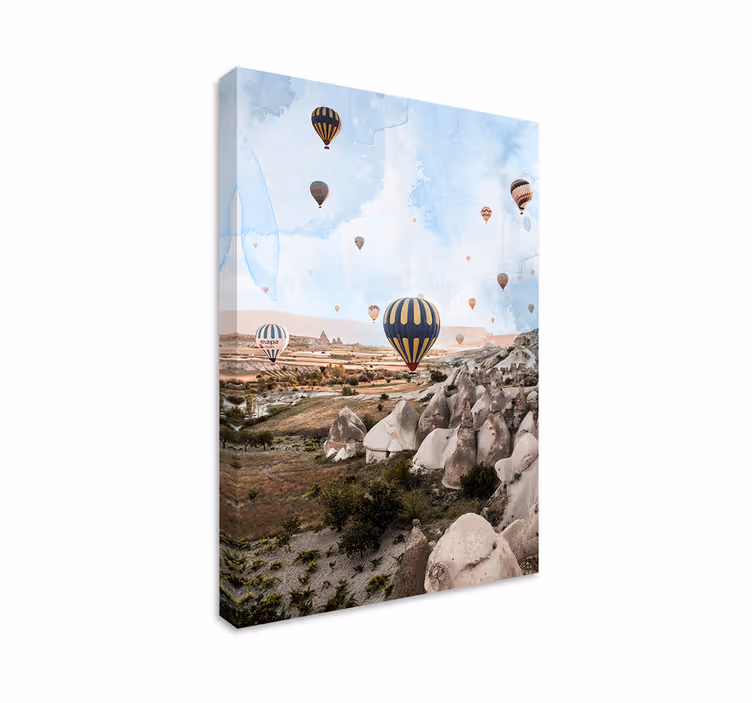 Kappadokia luftballonger by lerretstrykk - Tenstickers
