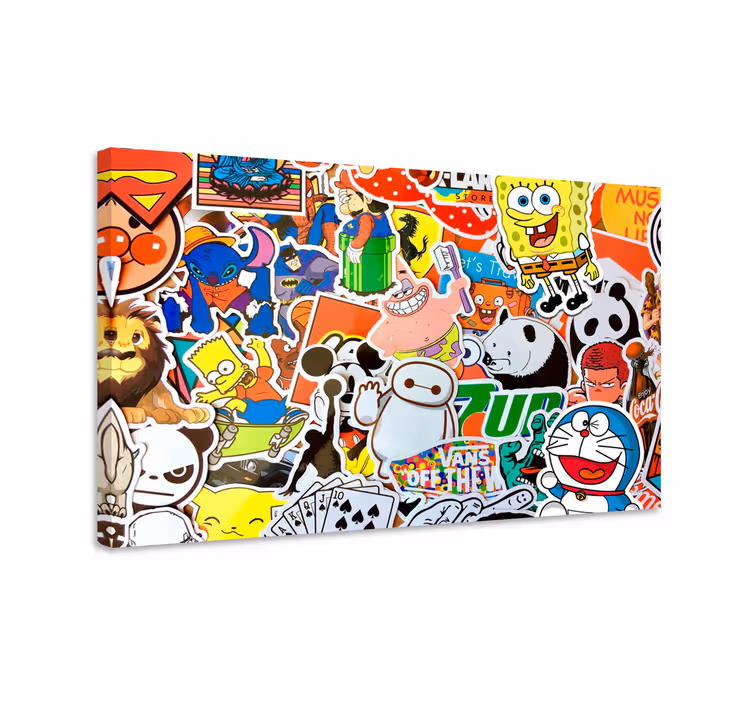 Tegneseriefigurer barnehageduk - Tenstickers
