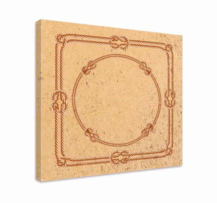 Taurammepreging geometriske lerretsbilde - Tenstickers