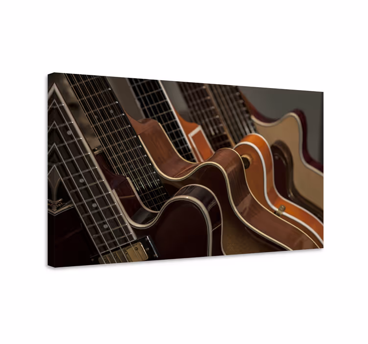 Guitarras musikk lerret kunst - Tenstickers
