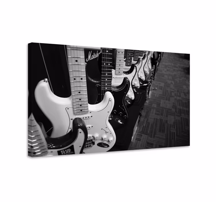 Guitarras electricas musikk lerret kunst - Tenstickers