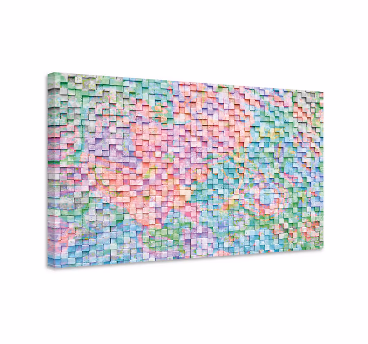 Mosaico cuadros fargelegger mosaikk lerretstrykk - Tenstickers