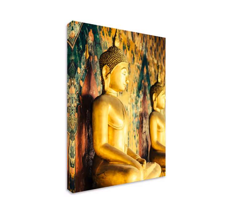 Budas perfil buddha veggkunst - Tenstickers