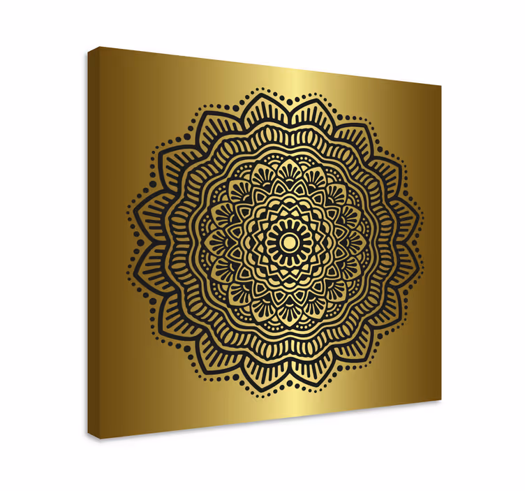 Mandala inngangsparti lerret kunst - Tenstickers