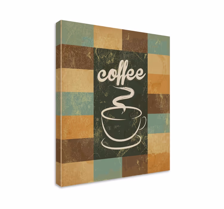 Lerretsbilde sagn kaffe time inspirasjon - Tenstickers