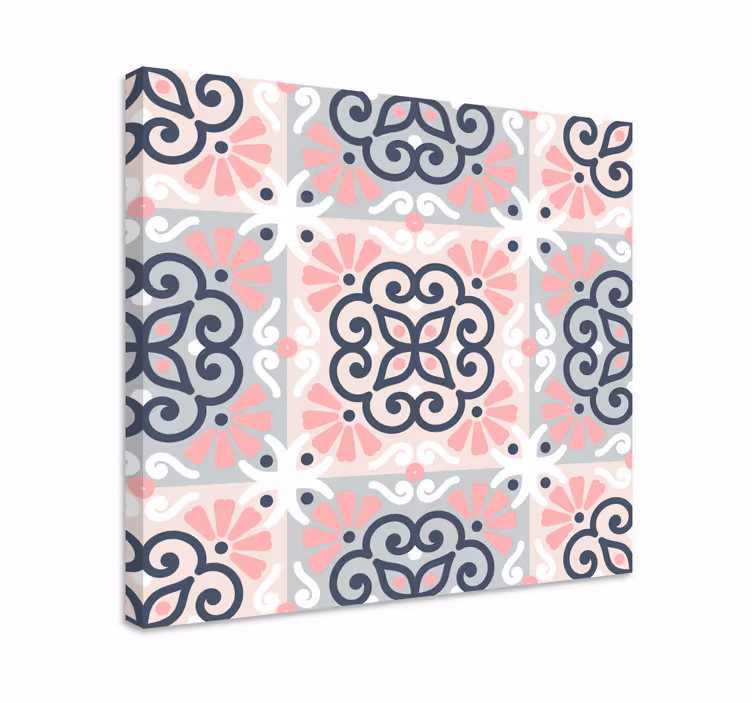 Mandala fliser mandala lerret vegg kunst - Tenstickers