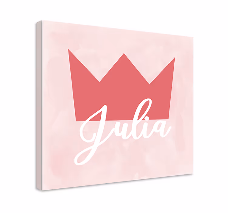 Lerretsbilde verdenskart julia personlig tilpasning - Tenstickers