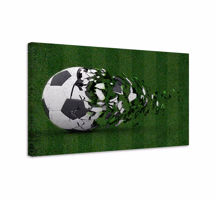 Fotballbane lerretsbilde ungdom - Tenstickers