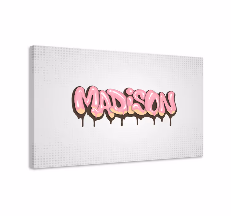 Ungdoms tilpassbar graffiti tenåring lerretstrykk - Tenstickers