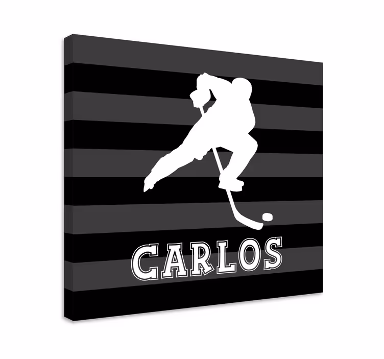 Personlig ishockey lerret - Tenstickers