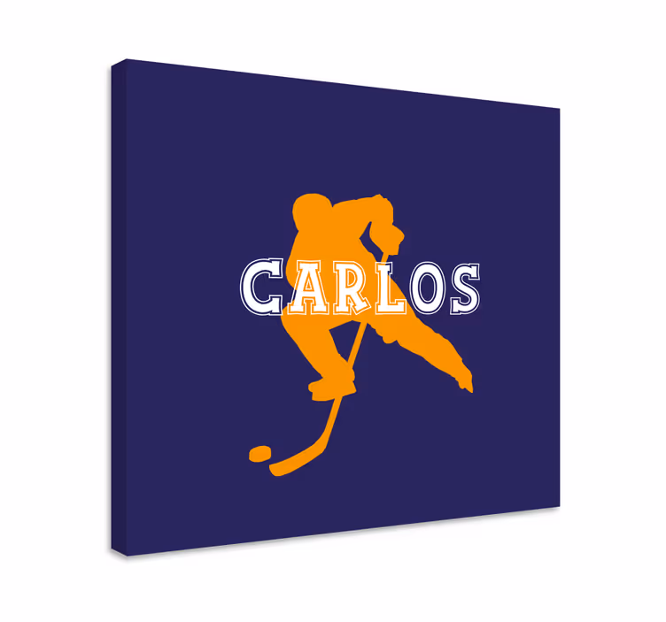 Sport lerretsbilde ishockeyspiller - Tenstickers